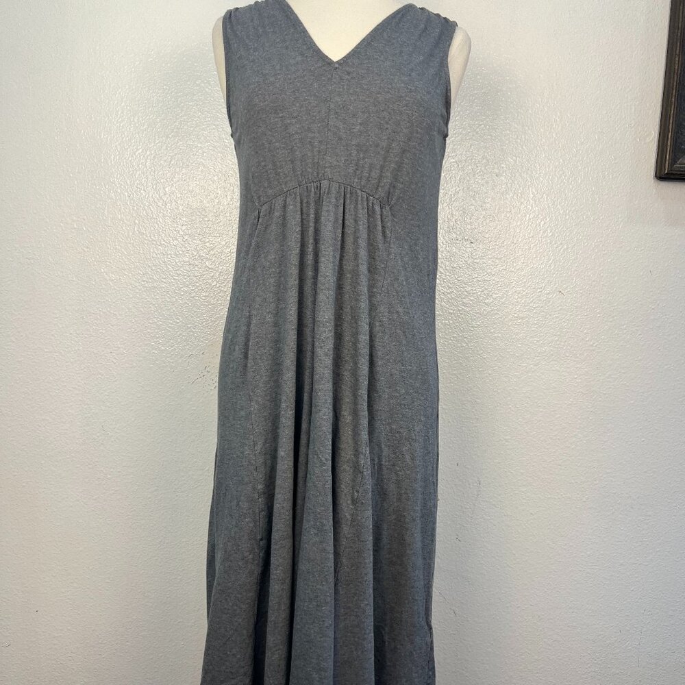Soft Surroundings Cotton/Modal Petite Small‎ Maxi Dress Gray